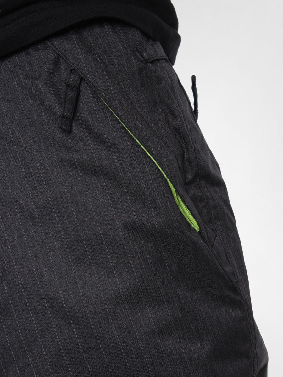 Męskie Spodnie snowboardowe 686 Reserved Resist Insulated (black dual pinstripe)