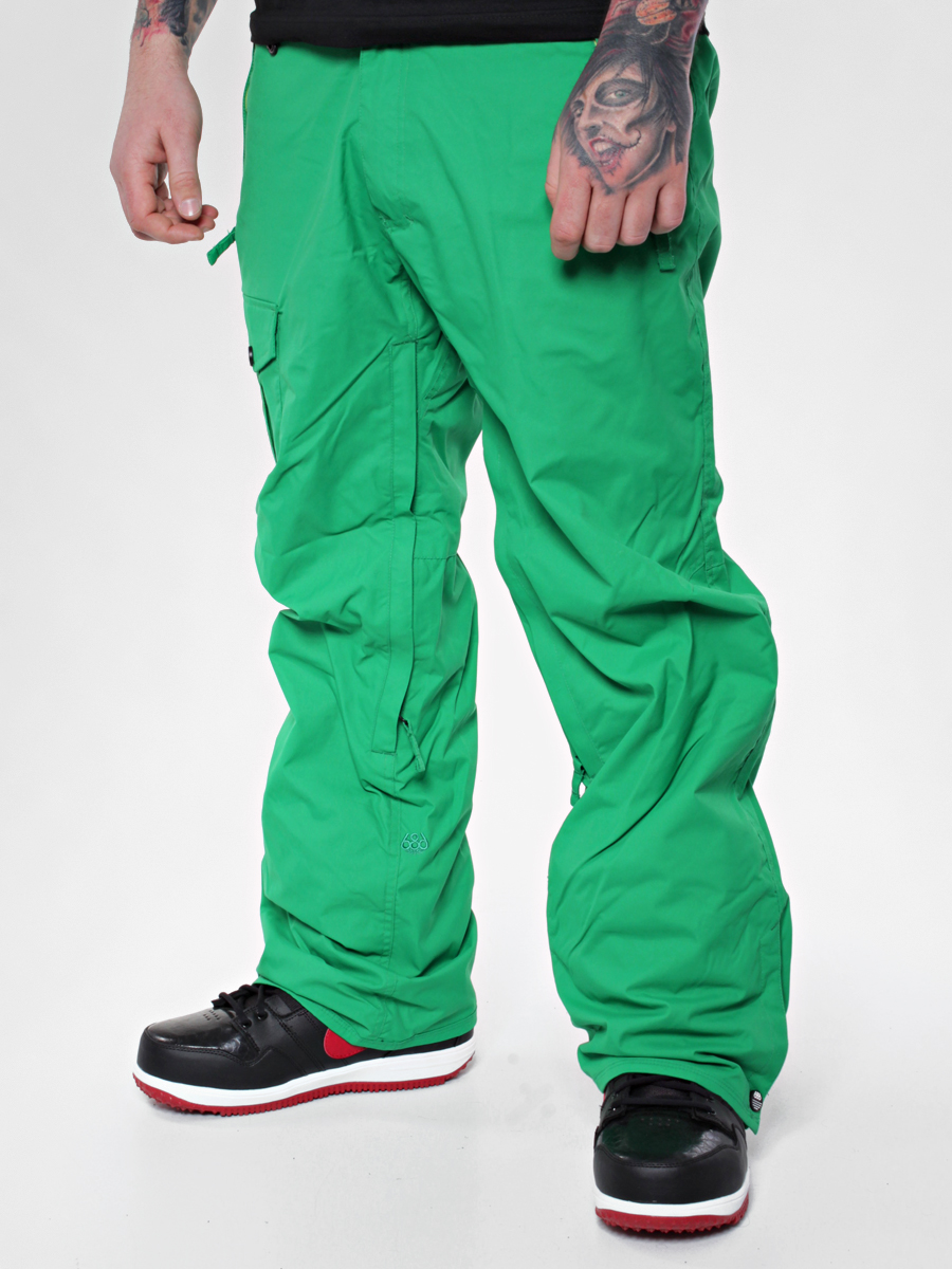 Męskie Spodnie snowboardowe 686 Mannual Nano (kelly green)