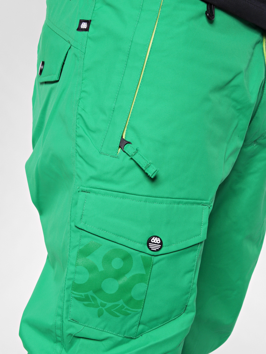 Męskie Spodnie snowboardowe 686 Mannual Nano (kelly green)