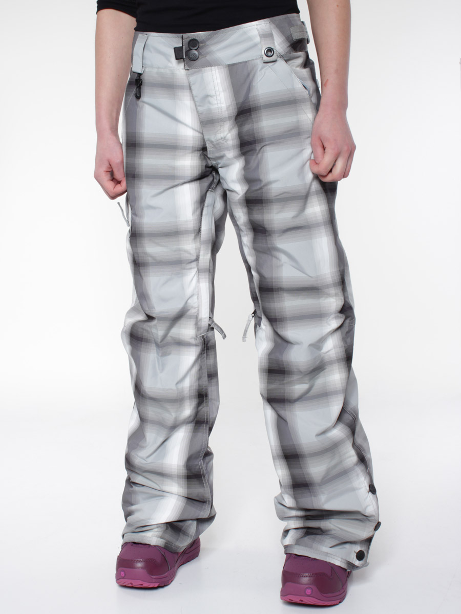 Damskie Spodnie snowboardowe 686 Reserved Lust Ins (grey yarn dye plaid)