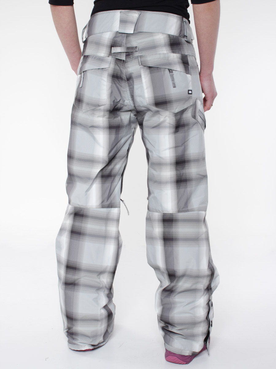 Damskie Spodnie snowboardowe 686 Reserved Lust Ins (grey yarn dye plaid)