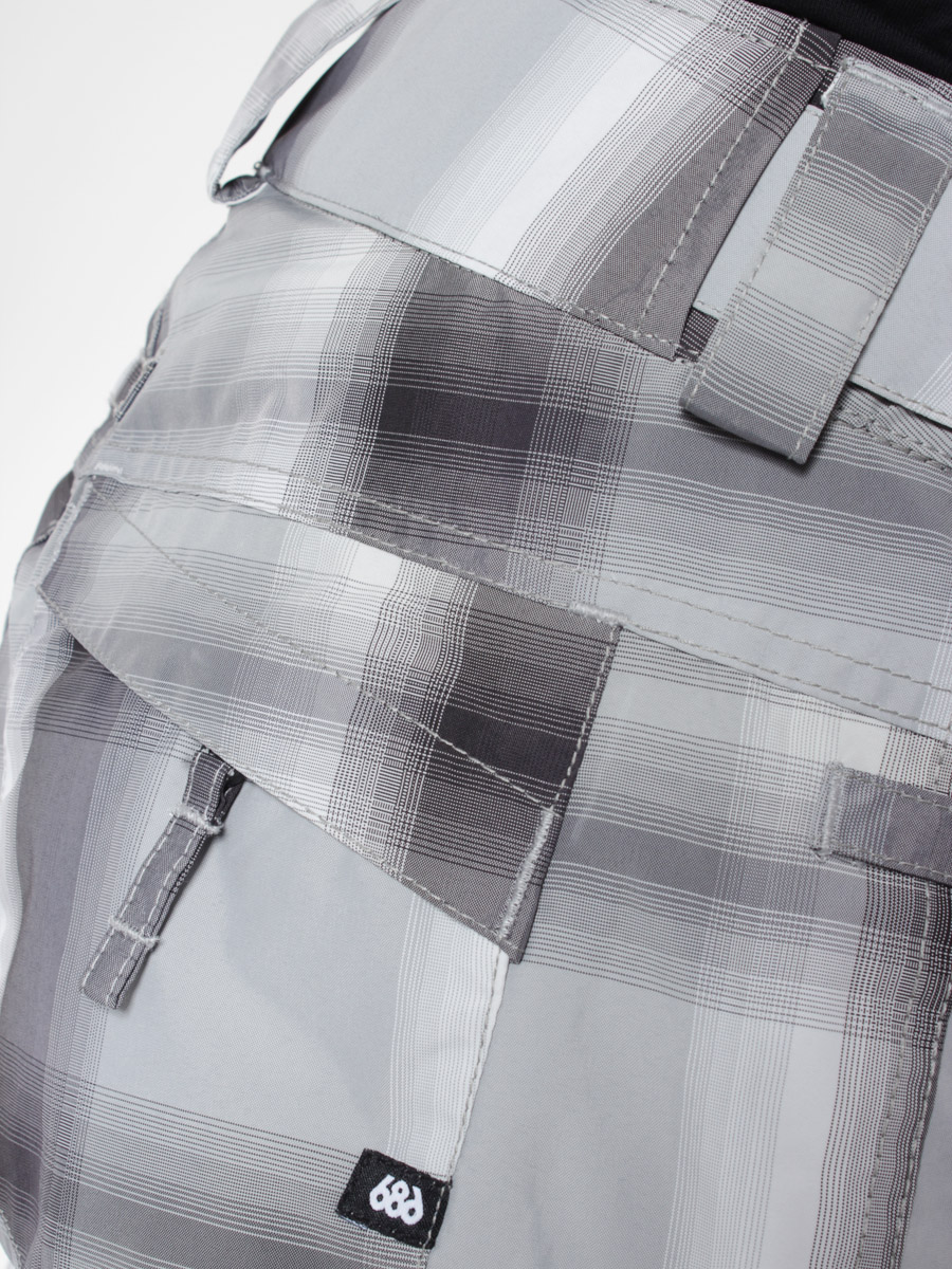 Damskie Spodnie snowboardowe 686 Reserved Lust Ins (grey yarn dye plaid)