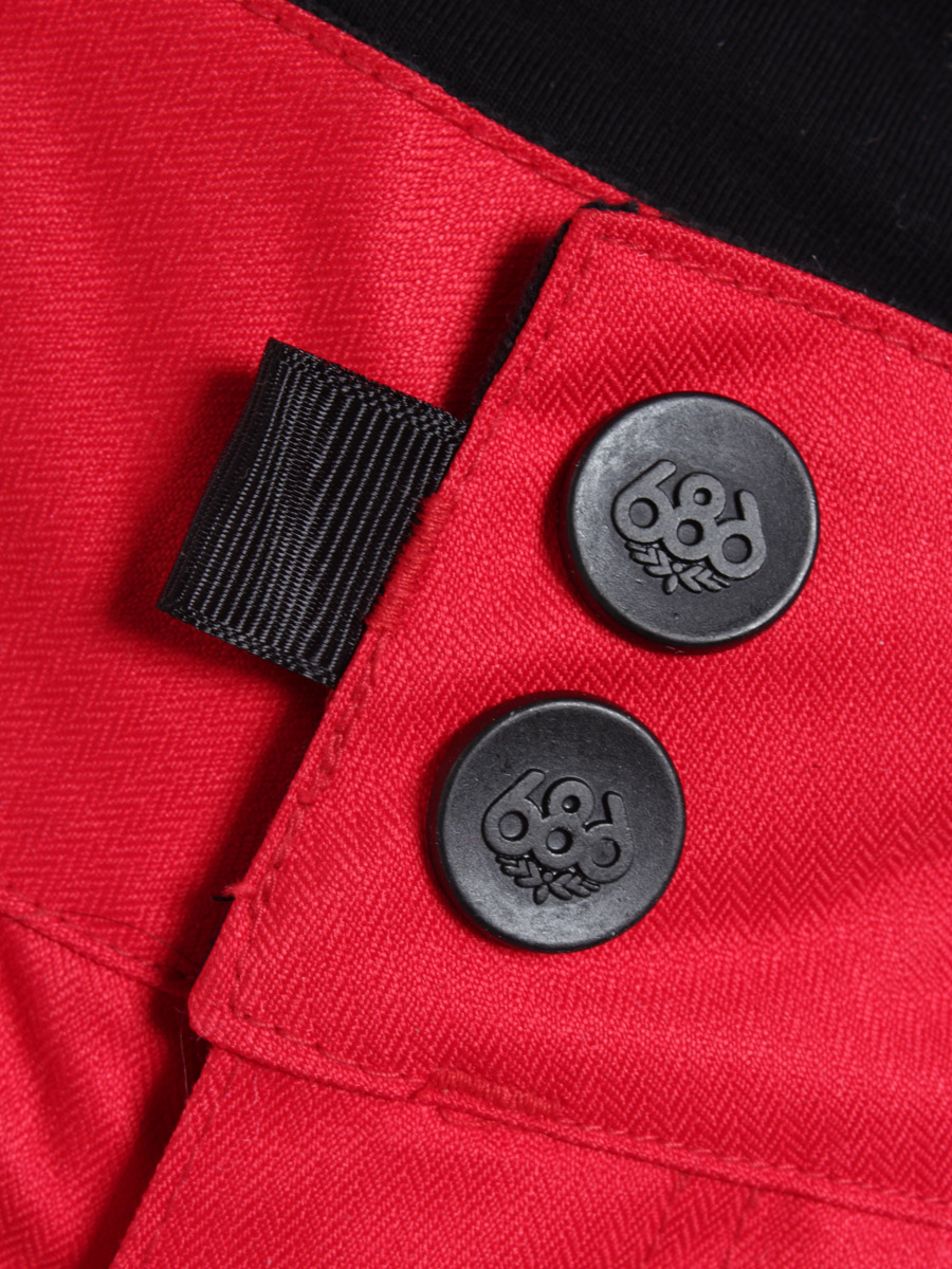 Damskie Spodnie snowboardowe 686 Mannual Patron Ins (red herringbone denim)