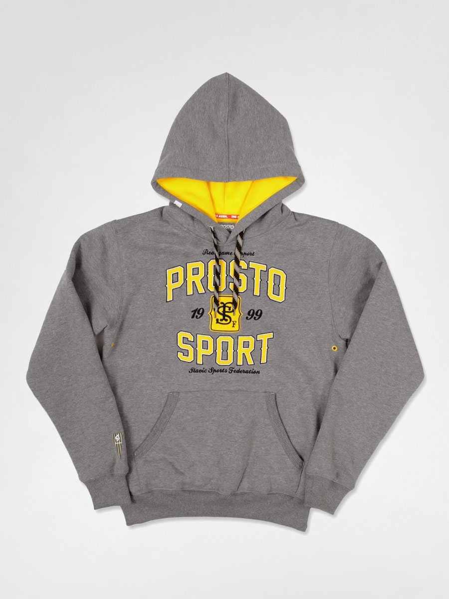Bluza z kapturem Prosto St Zip Hoody Team (heather grey)