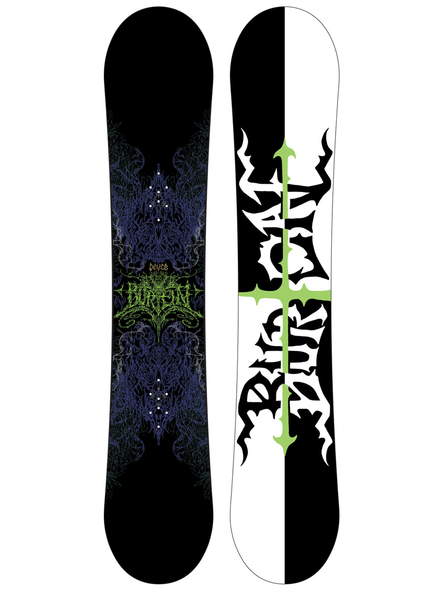 Deska snowboardowa Burton Deuce 155 - czarny