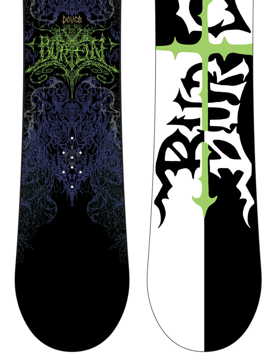Deska snowboardowa Burton Deuce 155 - czarny