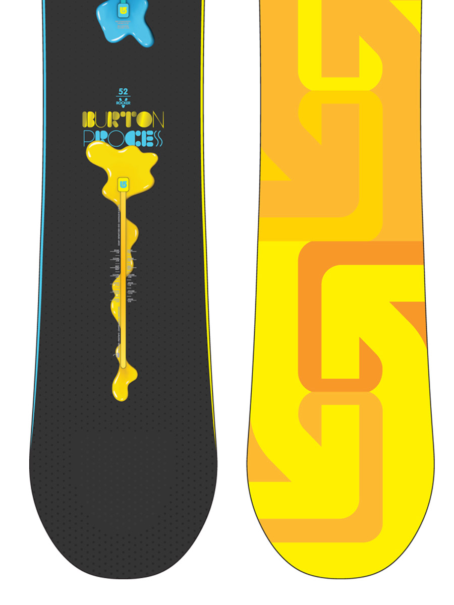 Męska Deska snowboardowa Burton Process V-Rocker 152 (yel/org)