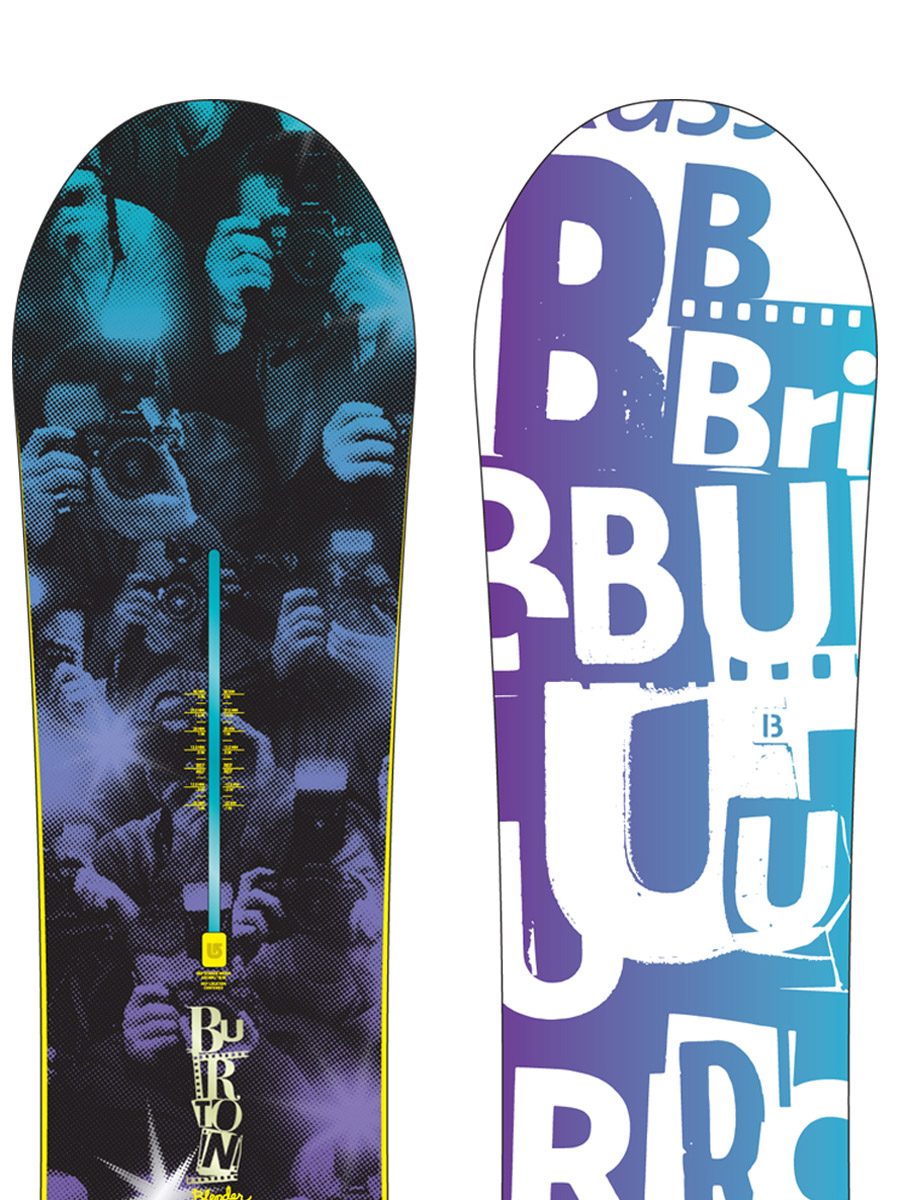 Damska Deska snowboardowa Burton Blender 137 (blue/viol/wht)