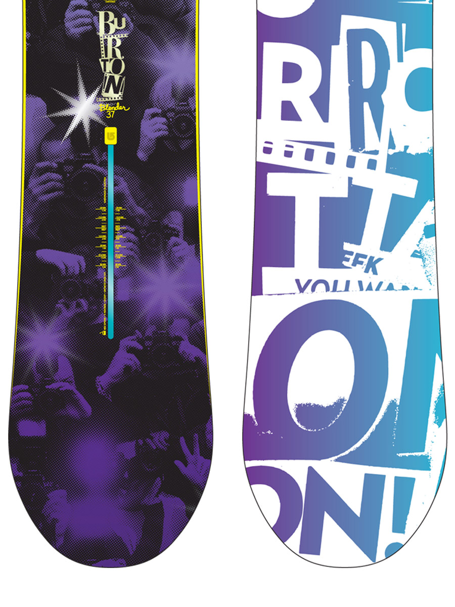 Damska Deska snowboardowa Burton Blender 137 (blue/viol/wht)