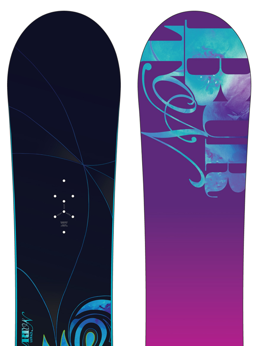 Damska Deska snowboardowa Burton Lux 143 (purple/blue)