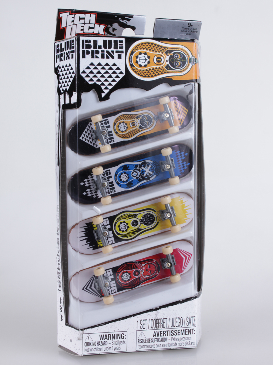 Fingerboard Tech Deck Blue Print 4Pack 01