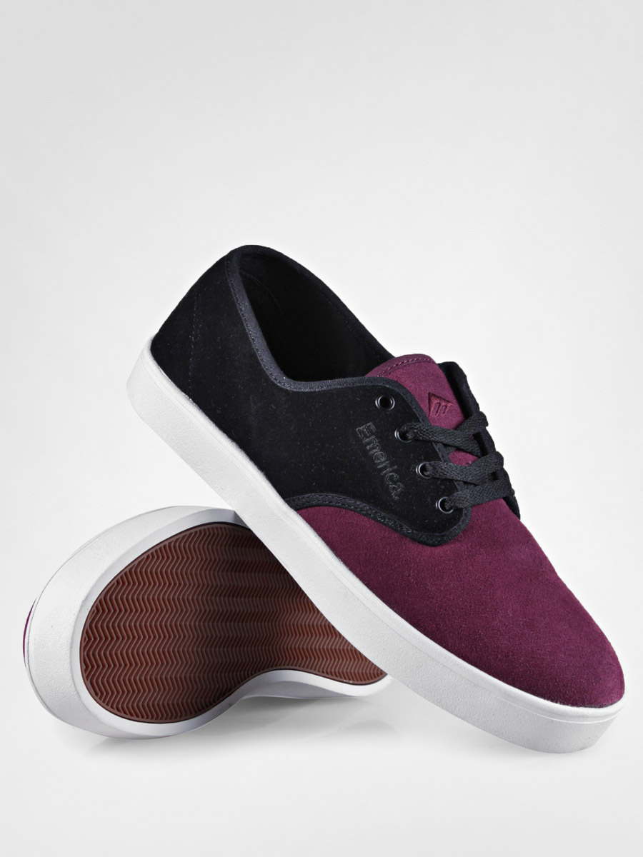 Buty Emerica Laced (black/red/gum)