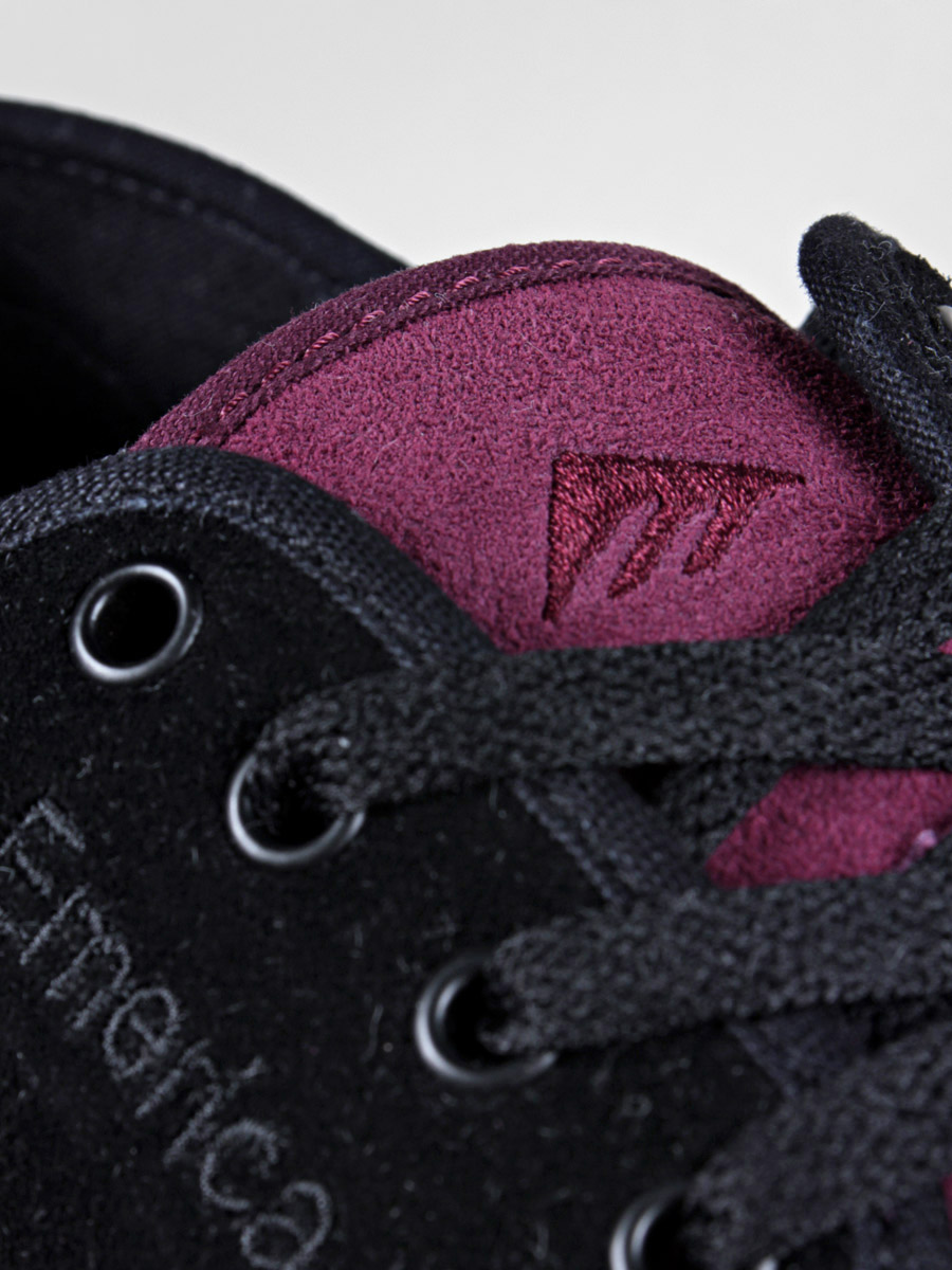 Buty Emerica Laced (black/red/gum)