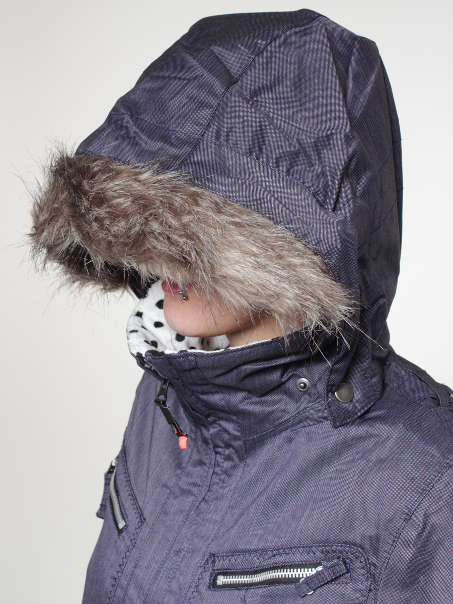 Damska Kurtka snowboardowa Ride Queen (lilac denim)