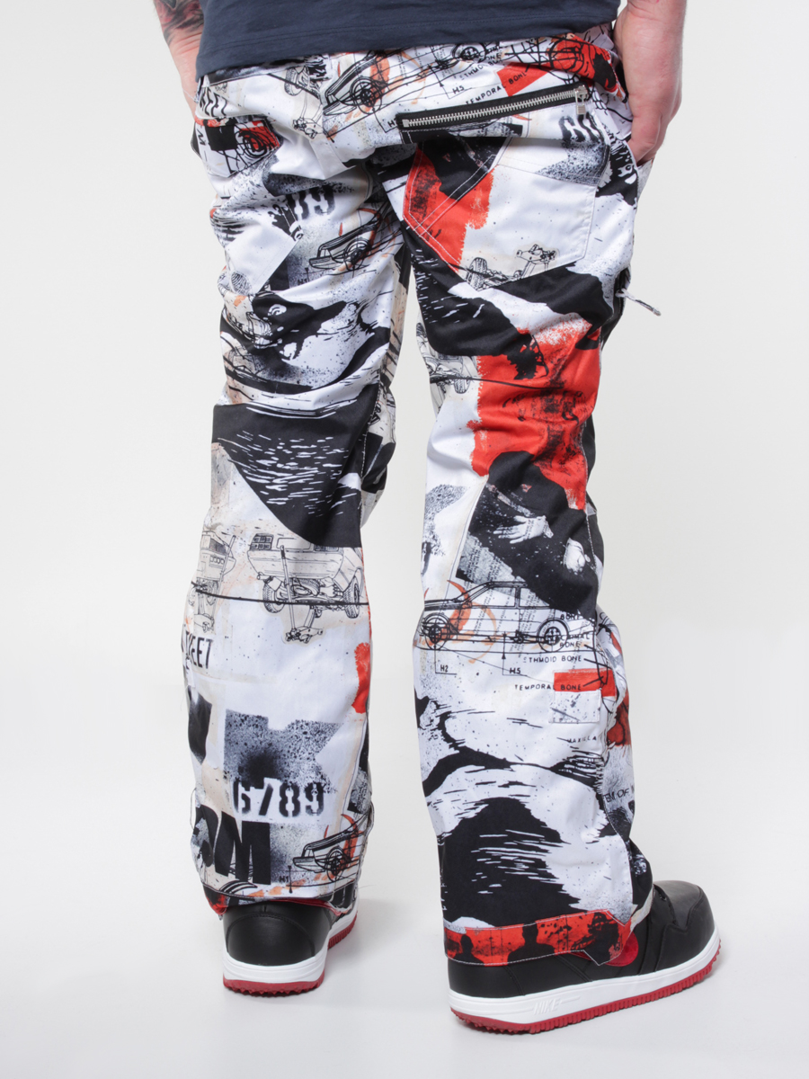 Męskie Spodnie snowboardowe Ride Westlake (wk print)