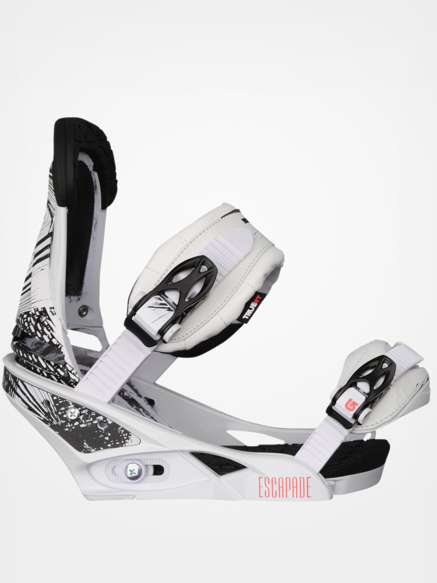 Damskie Wiązania snowboardowe Burton Escapade (white/black)