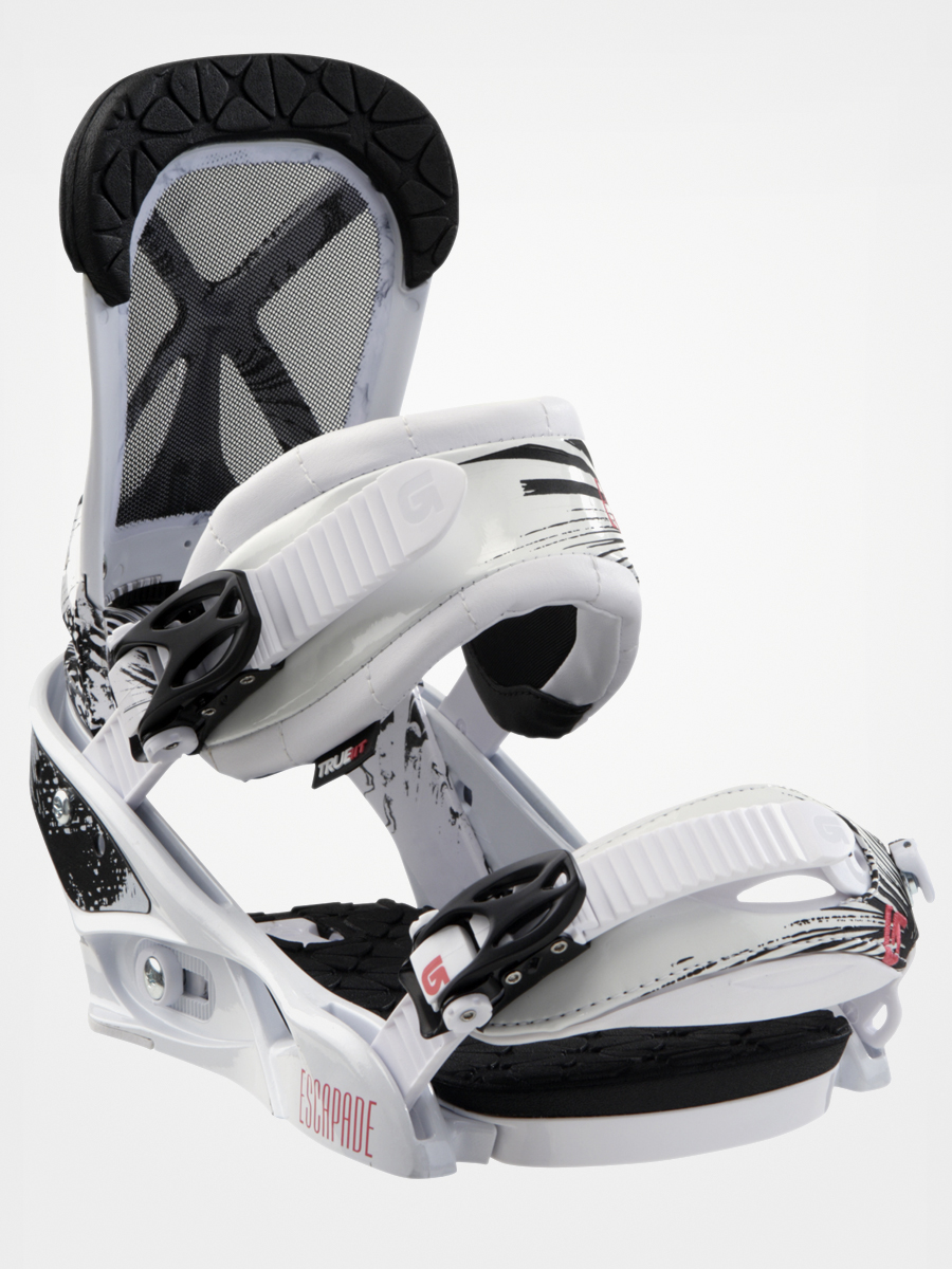 Damskie Wiązania snowboardowe Burton Escapade (white/black)