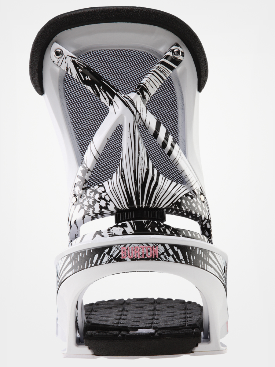 Damskie Wiązania snowboardowe Burton Escapade (white/black)