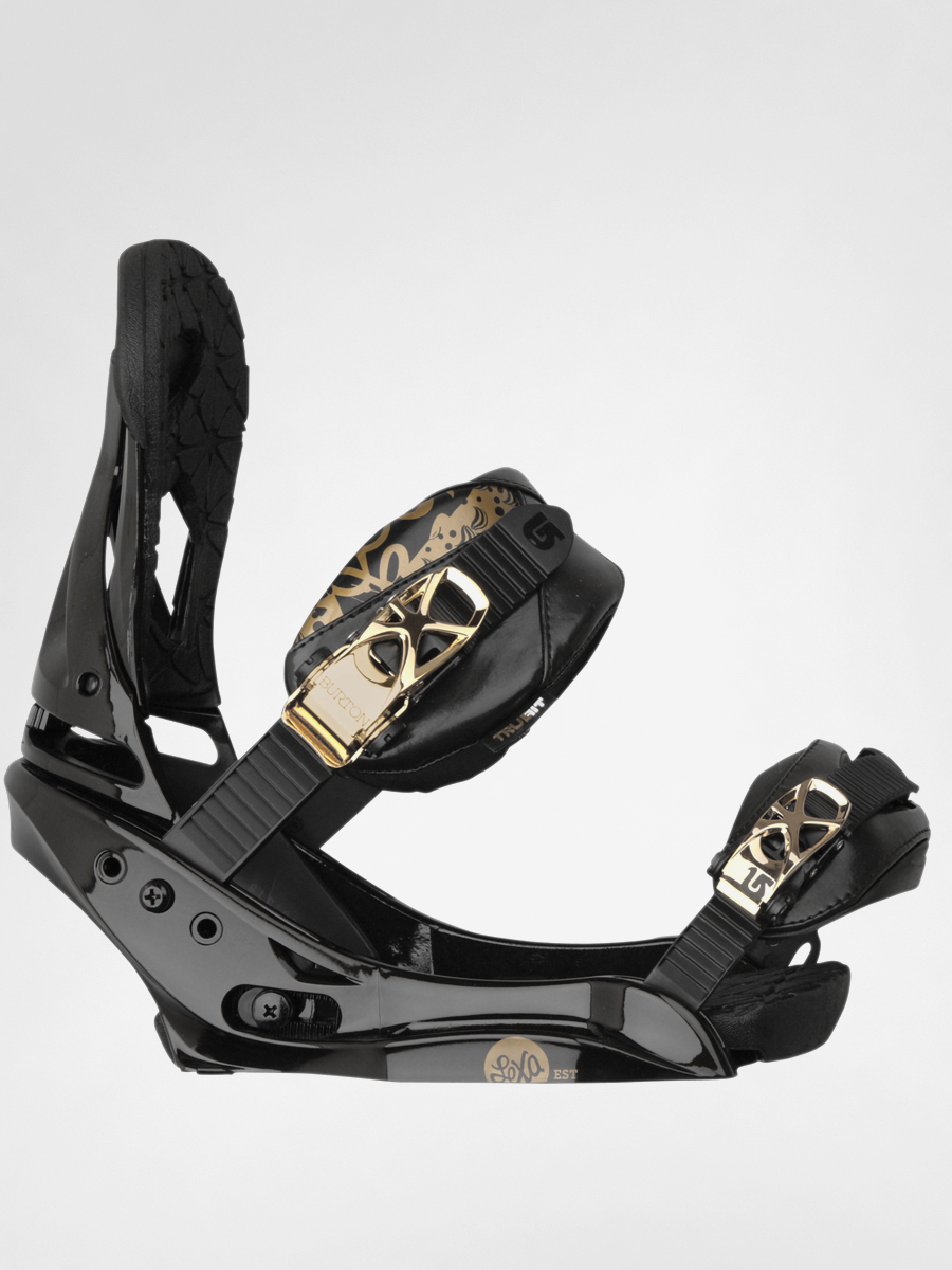 Damskie Wiązania snowboardowe Burton Lexa EST (black gold)