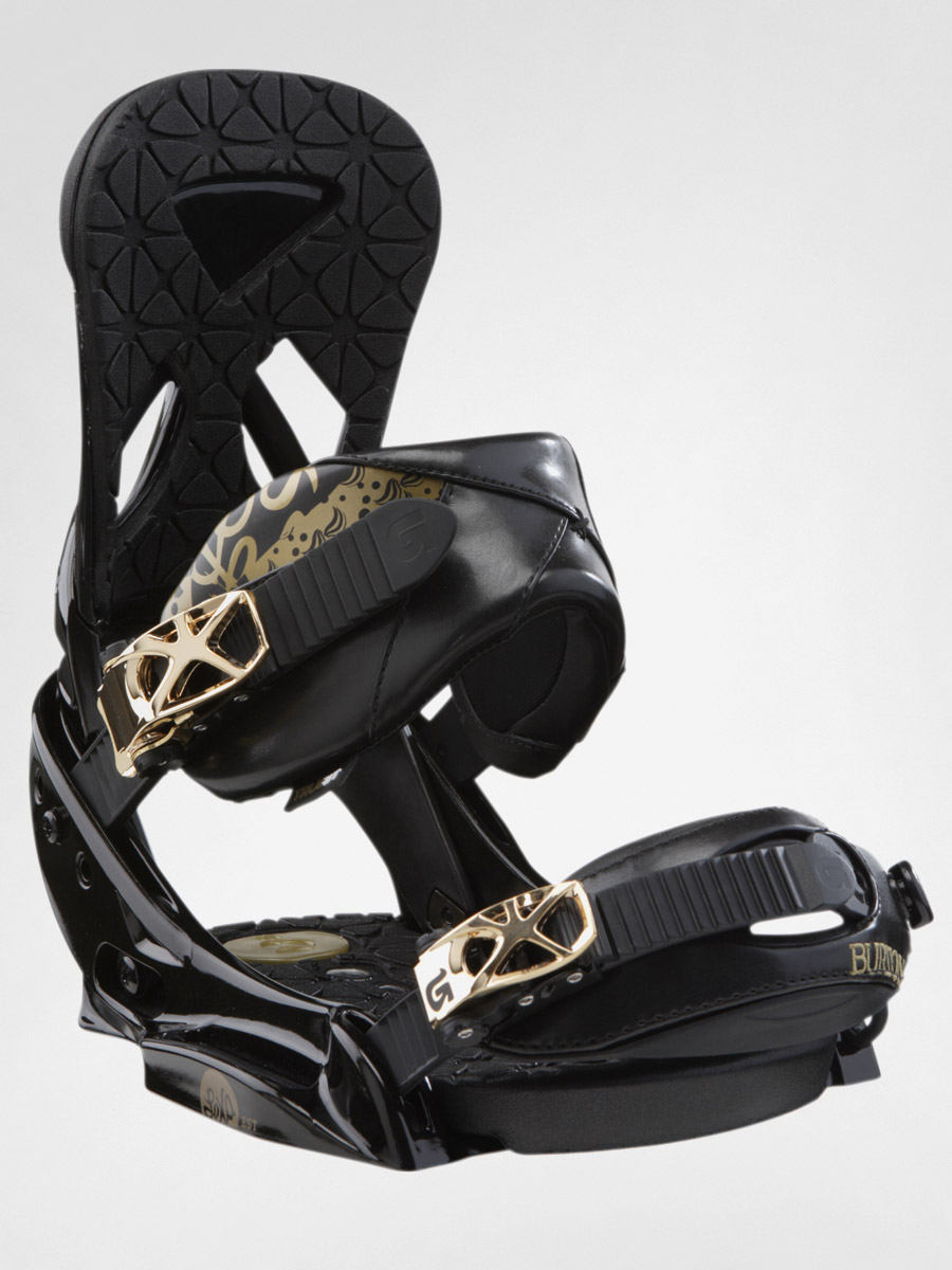 Damskie Wiązania snowboardowe Burton Lexa EST (black gold)