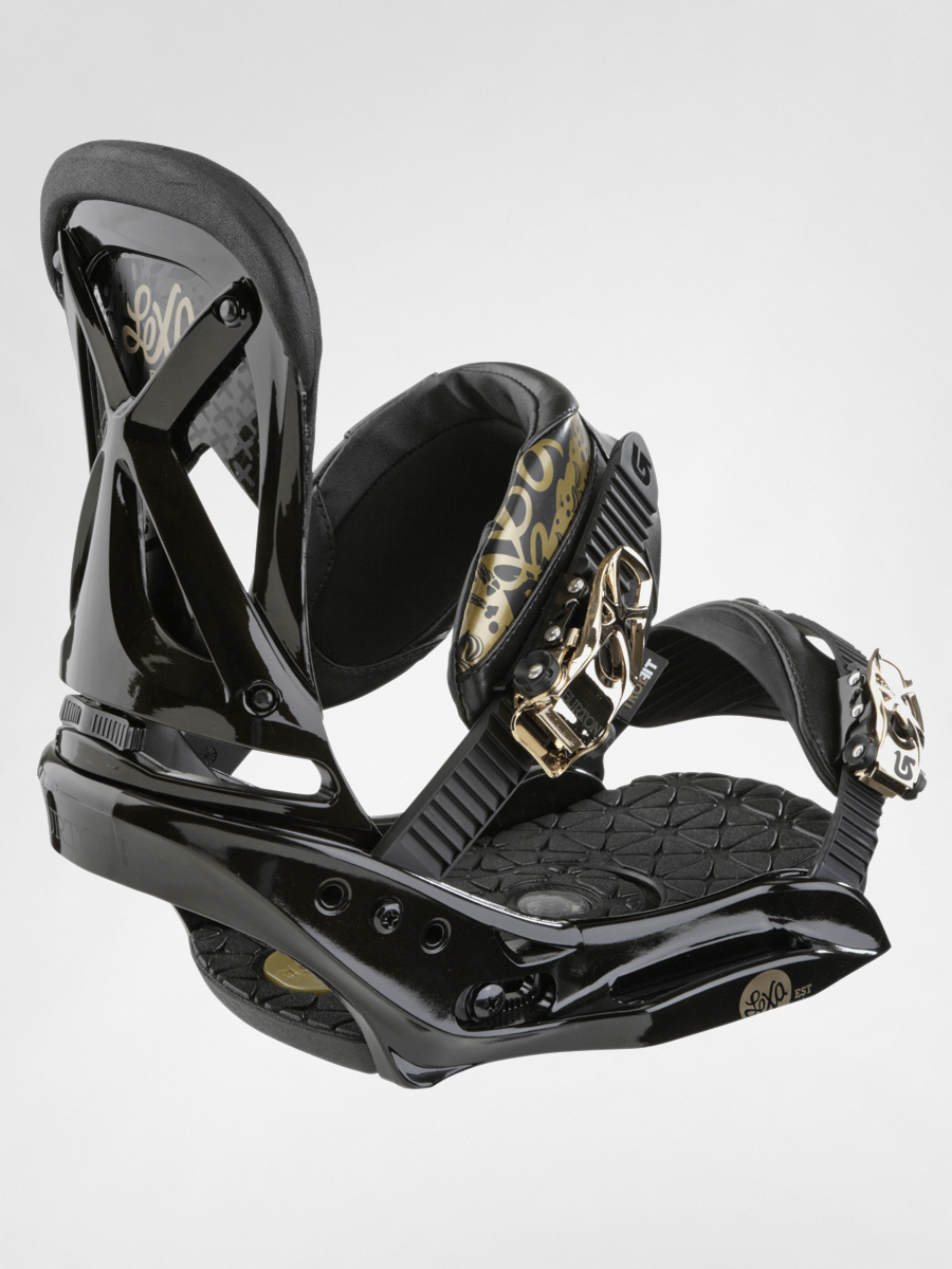 Damskie Wiązania snowboardowe Burton Lexa EST (black gold)