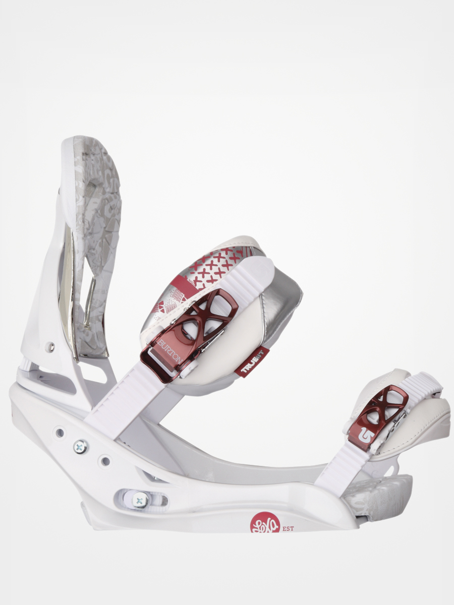 Damskie Wiązania snowboardowe Burton Lexa EST (white chrome)