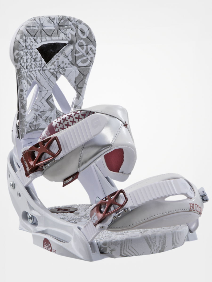 Damskie Wiązania snowboardowe Burton Lexa EST (white chrome)