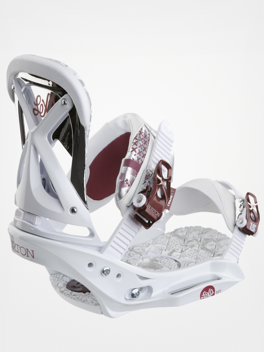 Damskie Wiązania snowboardowe Burton Lexa EST (white chrome)
