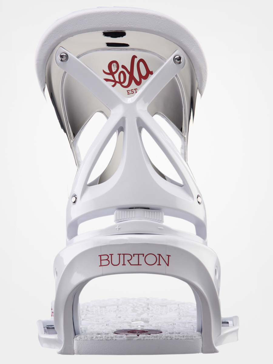 Damskie Wiązania snowboardowe Burton Lexa EST (white chrome)