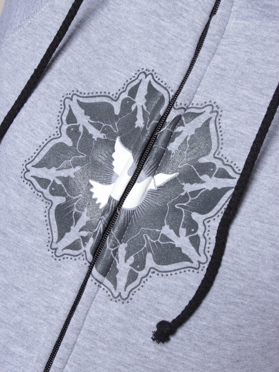 Bluza z kapturem Nervous Lotus ZHD Wmn (grey)