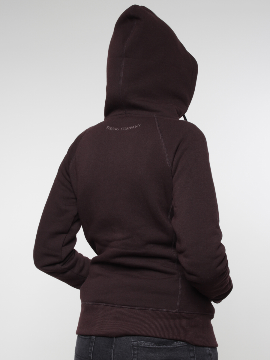 Bluza z kapturem Nervous Lotus ZHD Wmn (brown)