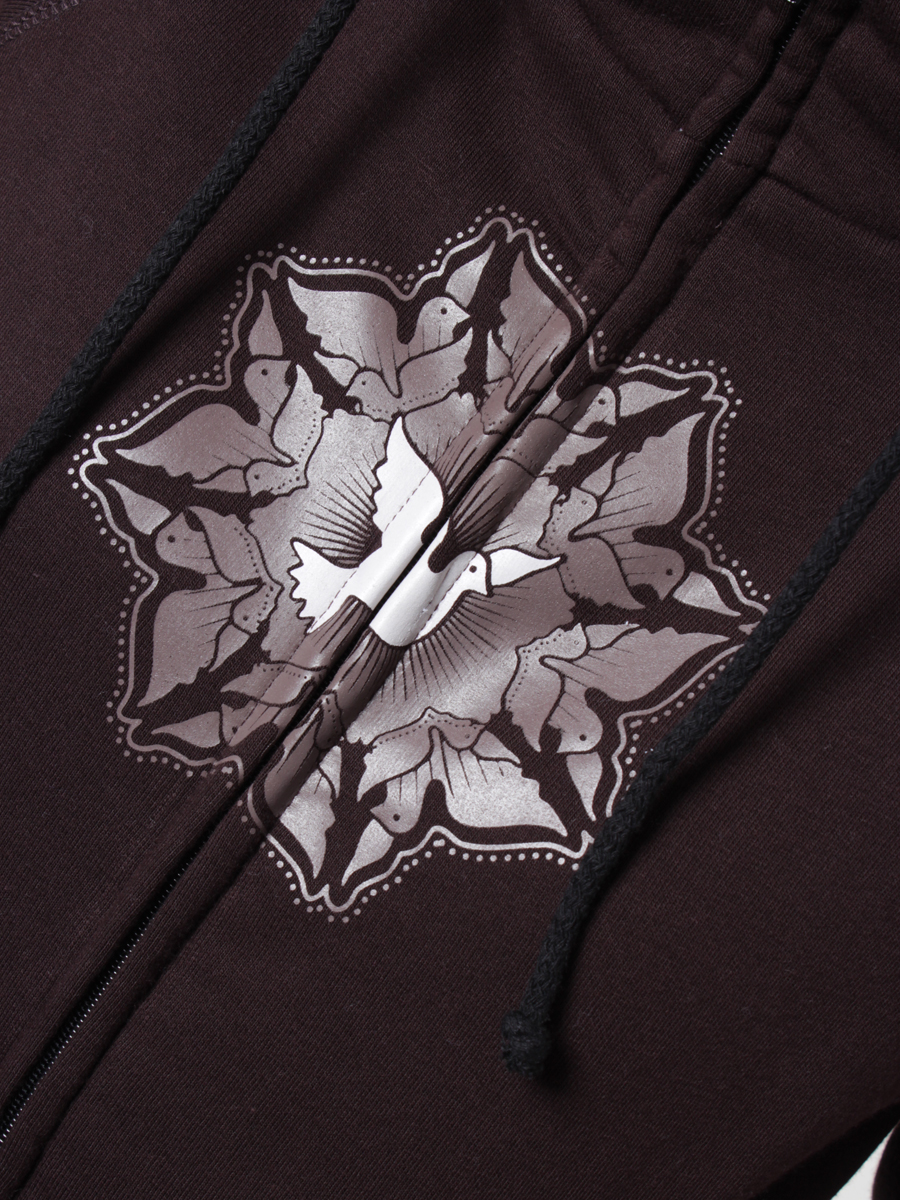 Bluza z kapturem Nervous Lotus ZHD Wmn (brown)
