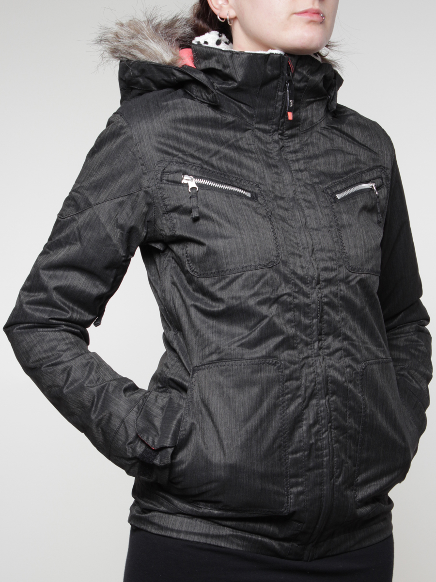Damska Kurtka snowboardowa Ride Queen (charcoal denim)