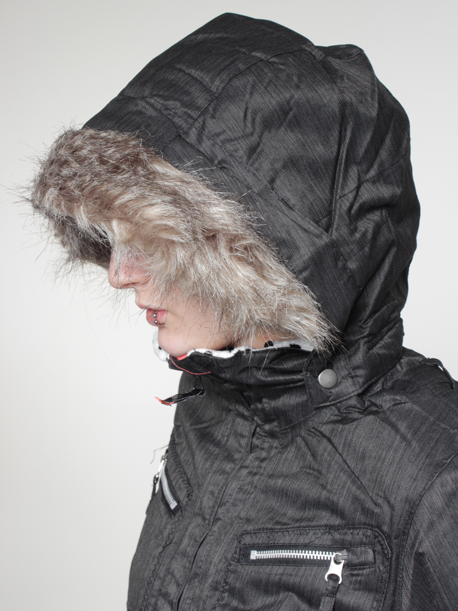 Damska Kurtka snowboardowa Ride Queen (charcoal denim)