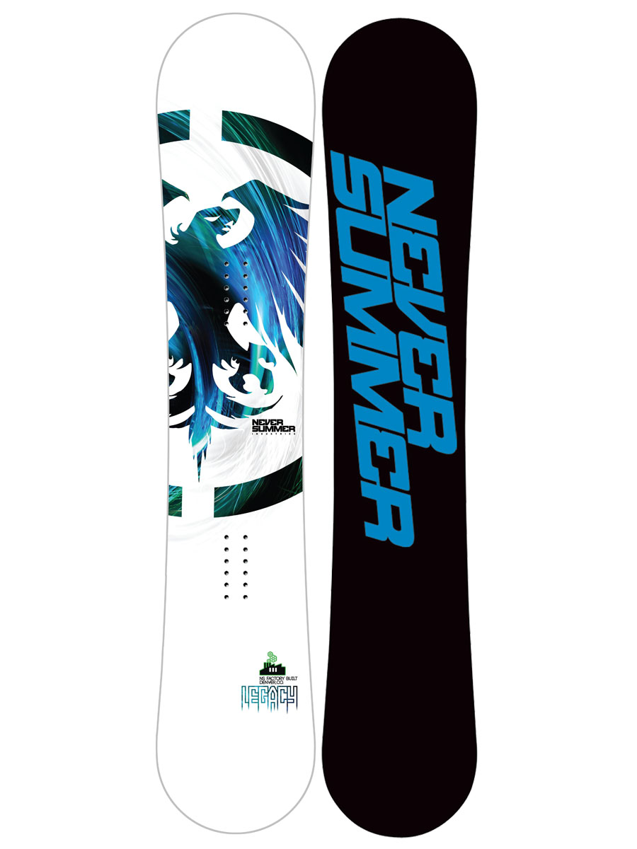 Męska Deska snowboardowa Never Summer Legacy (white)