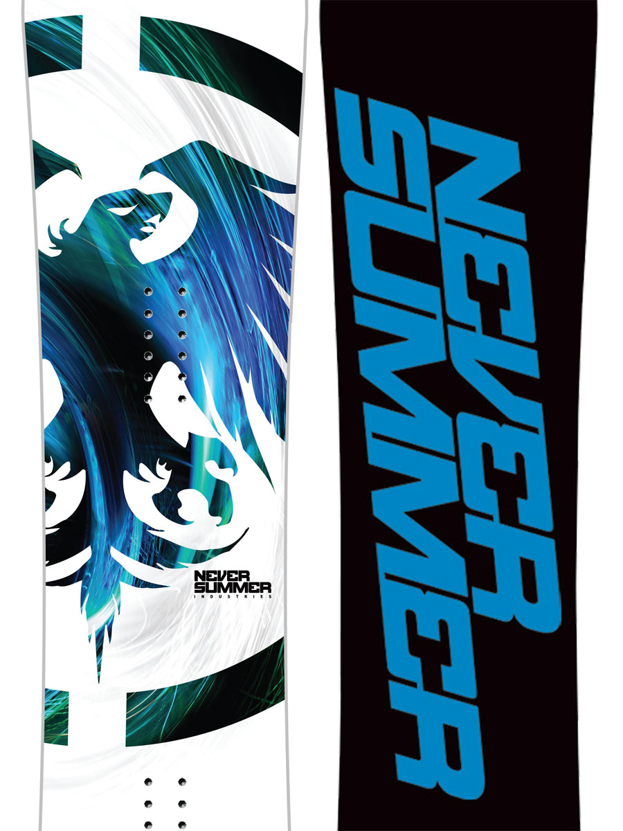 Męska Deska snowboardowa Never Summer Legacy (white)