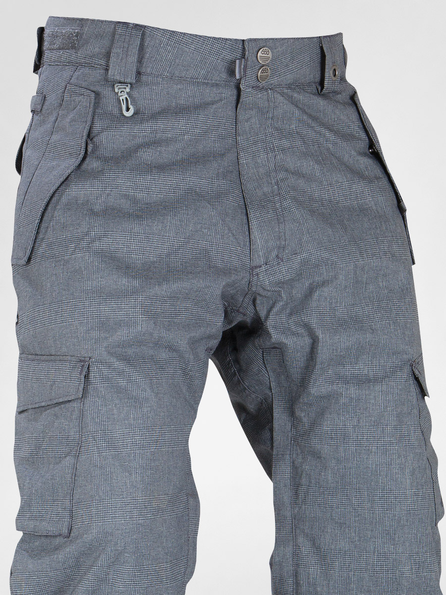 Męskie Spodnie snowboardowe 686 Mannual Infinity (gunmetal check)