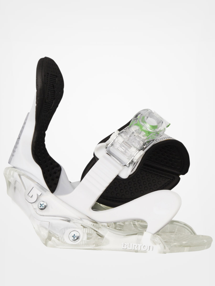 Dziecięce wiązania snowboardowe Burton Freestyle Grom (cleary white)