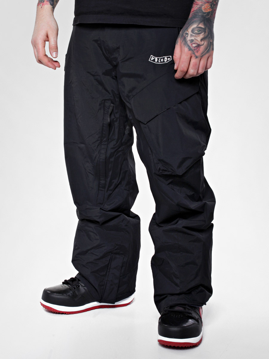 Męskie Spodnie snowboardowe Volcom Metro Cargo (blk)