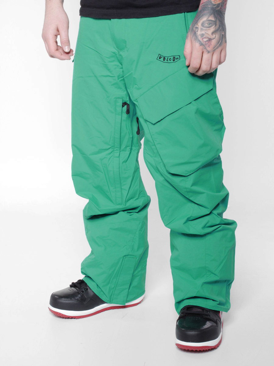 Męskie Spodnie snowboardowe Volcom Metro Cargo (grn)