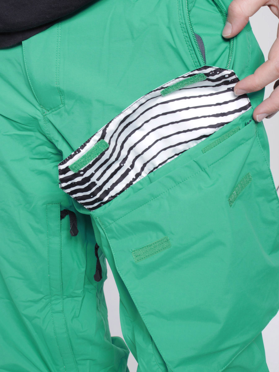 Męskie Spodnie snowboardowe Volcom Metro Cargo (grn)