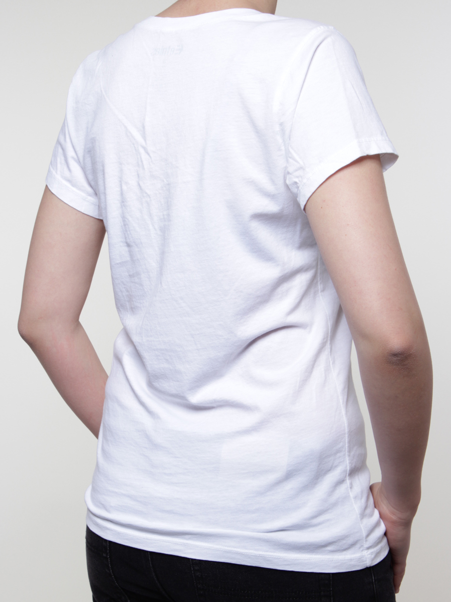 T-Shirt Etnies Treasure Map Vneck Wmn (white)