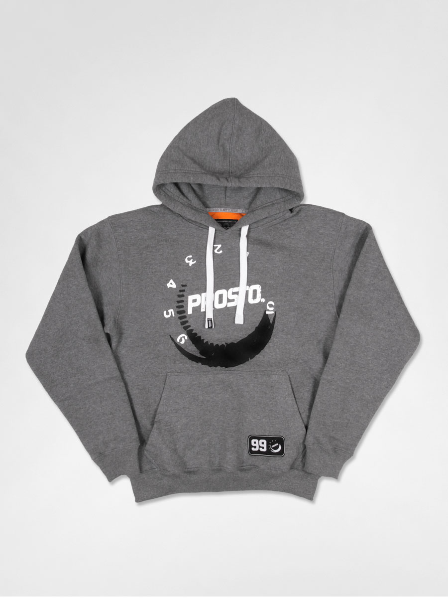 Bluza z kapturem Prosto Kl Hoody Potenciometr (heather gray)