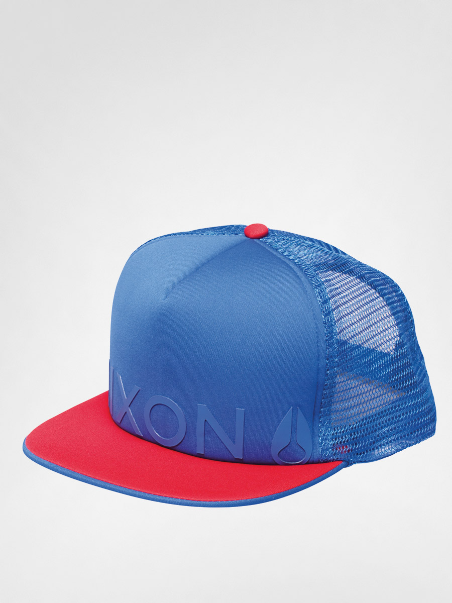 Czapka z daszkiem Nixon Turn Up Trucker (royal/red)