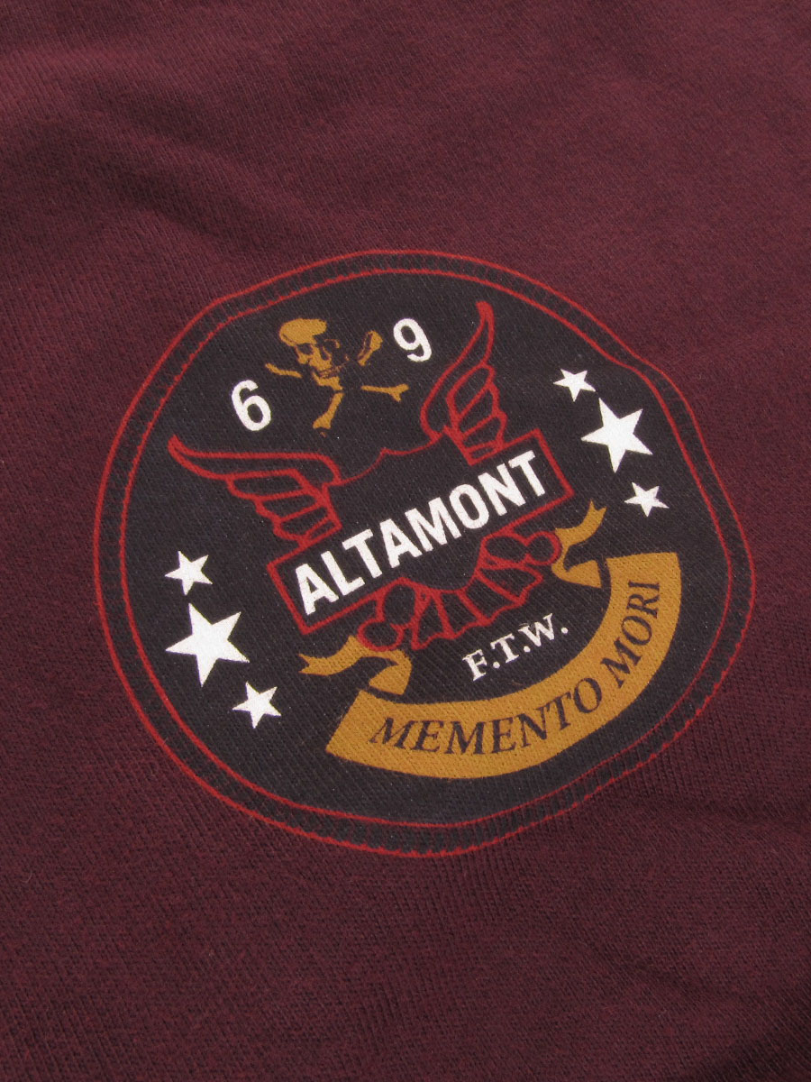 T-Shirt Altamont Dead Ringer (burgundy)