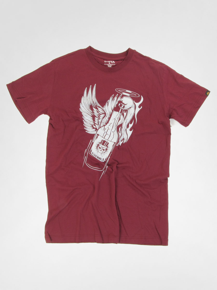 T-Shirt Emerica Fire In The Sky (maroon)