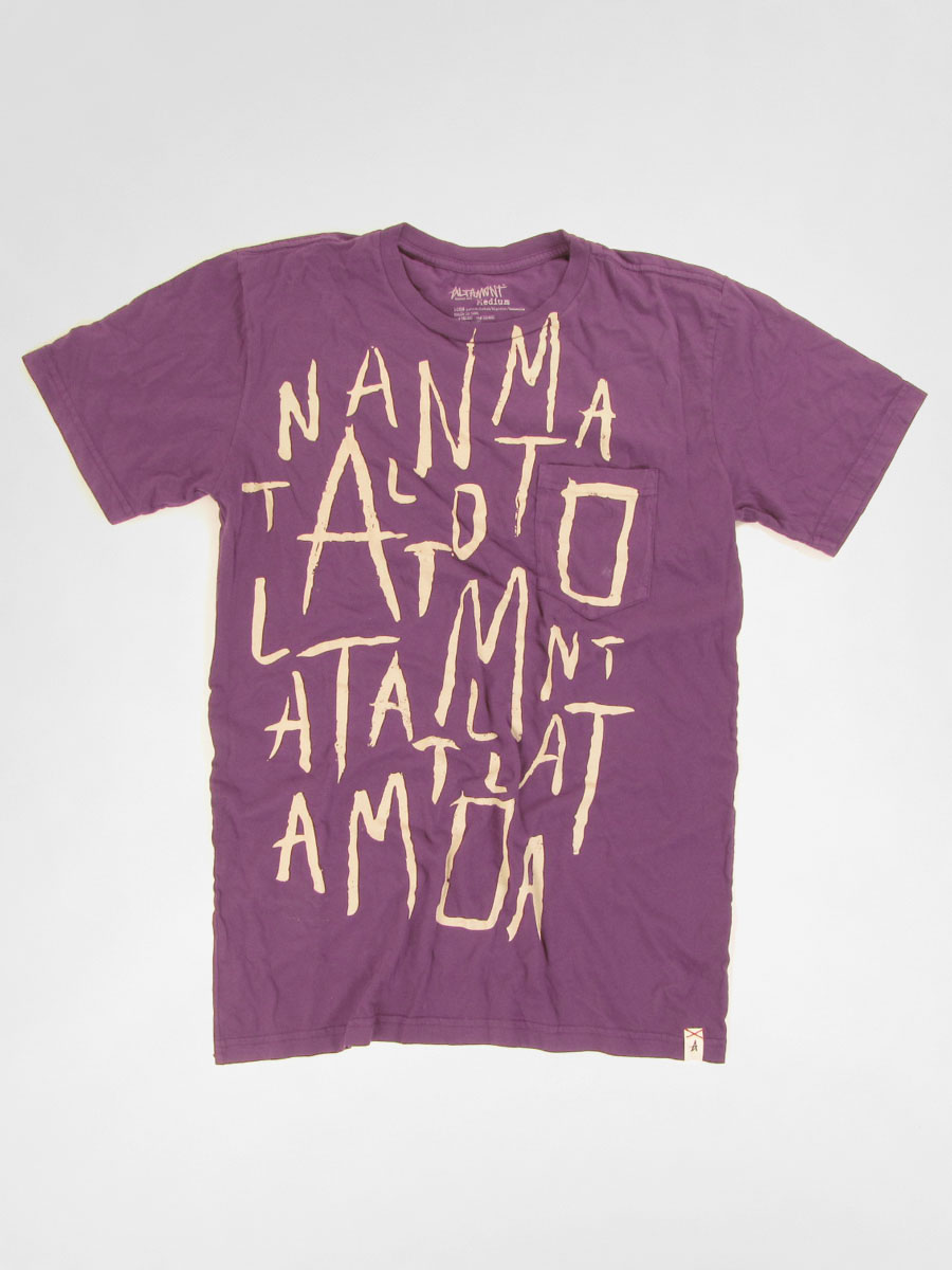 T-Shirt Altamont The Entire Lot Pocket (deep purple)