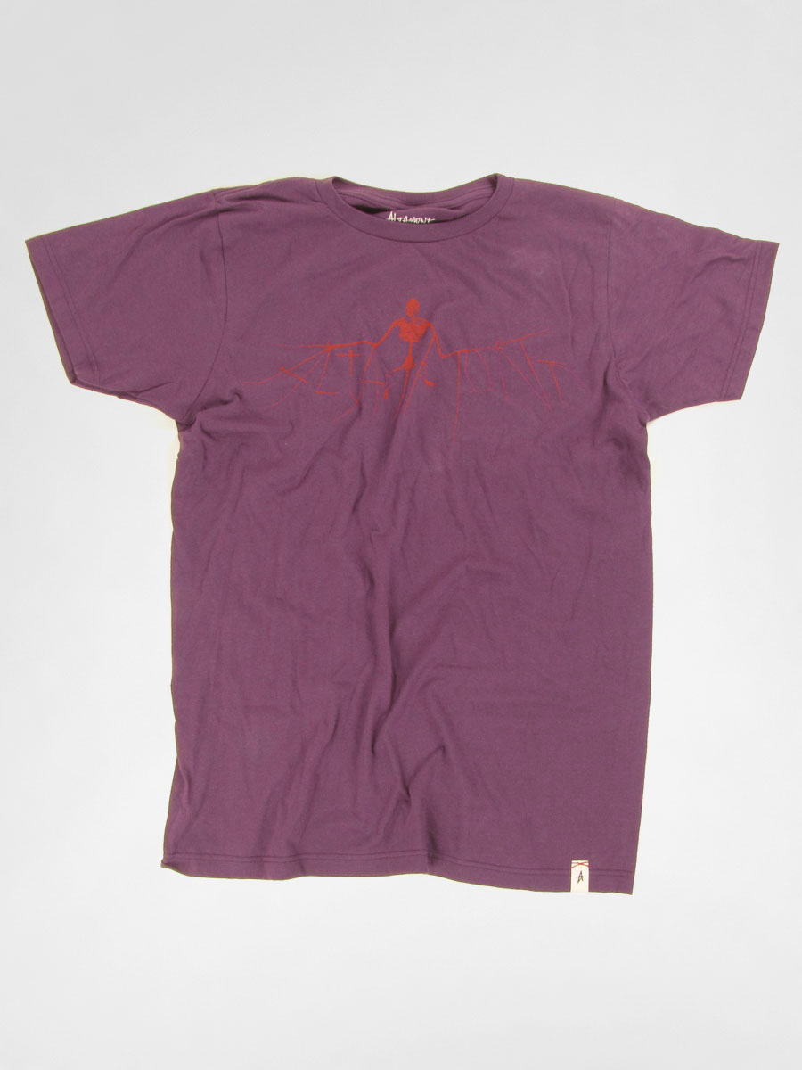 T-Shirt Altamont Chiroptera (deep purple)