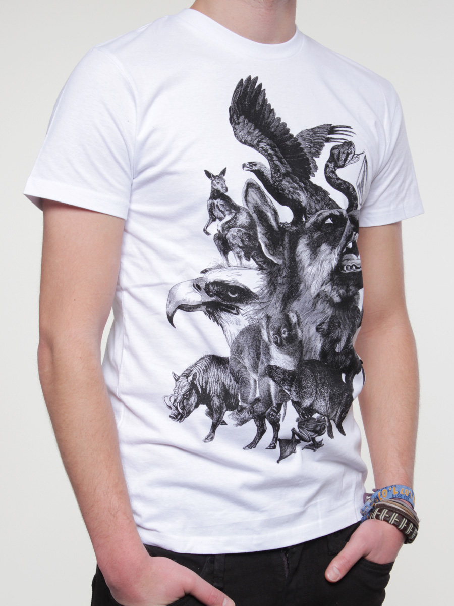 T-Shirt Volcom Animal Farm (wht)
