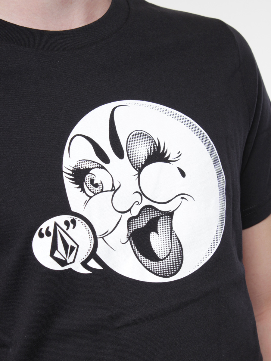 T-Shirt Volcom Ms Smile (blk)